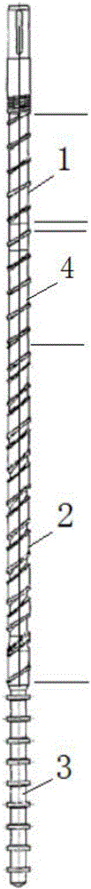 Special high-performance heat conducting insulation alloy screw rod for reworked plastic modification