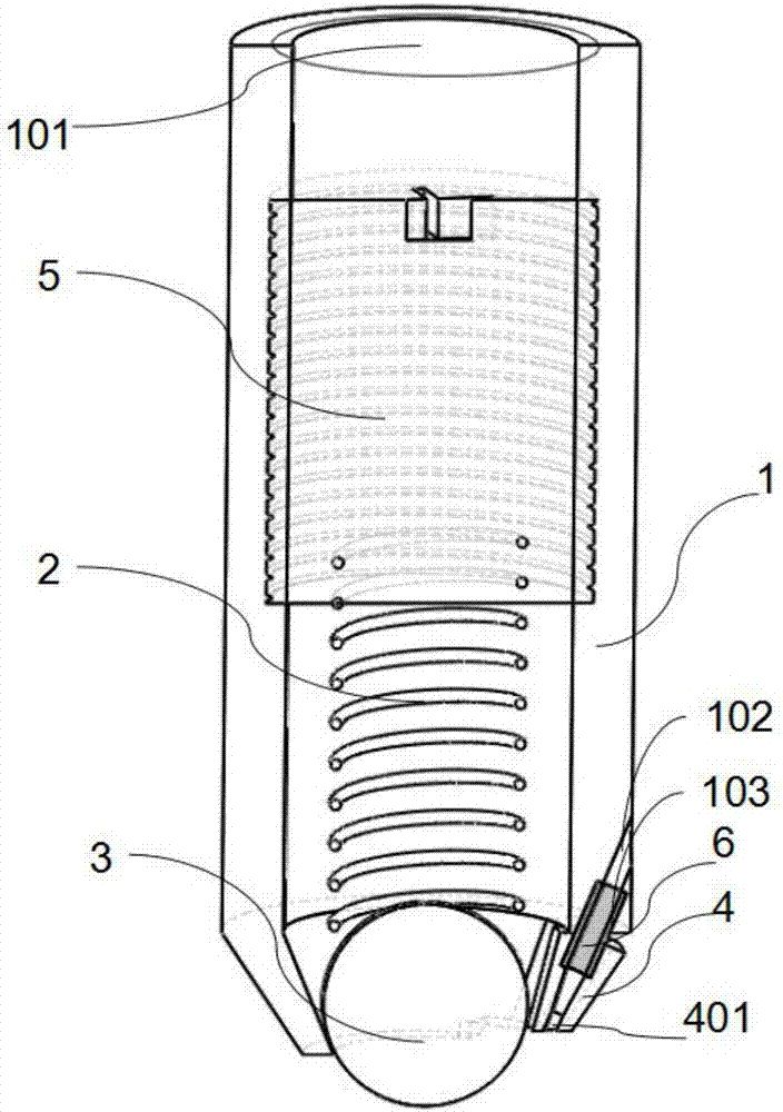 Self-rolling 3D printing integrated sprayer device capable of being used for material extrusion molding