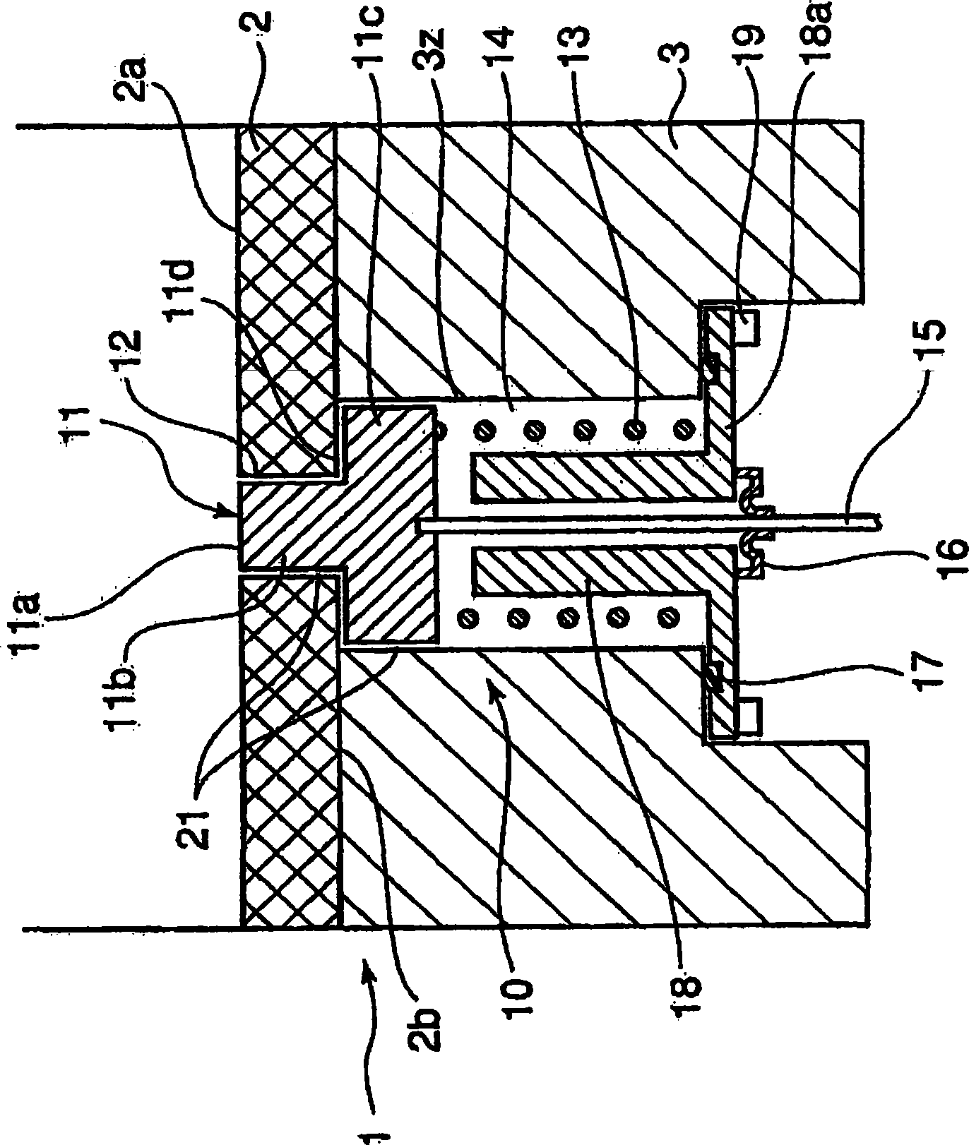 Bearing temperature-monitoring device and bearing device with the same