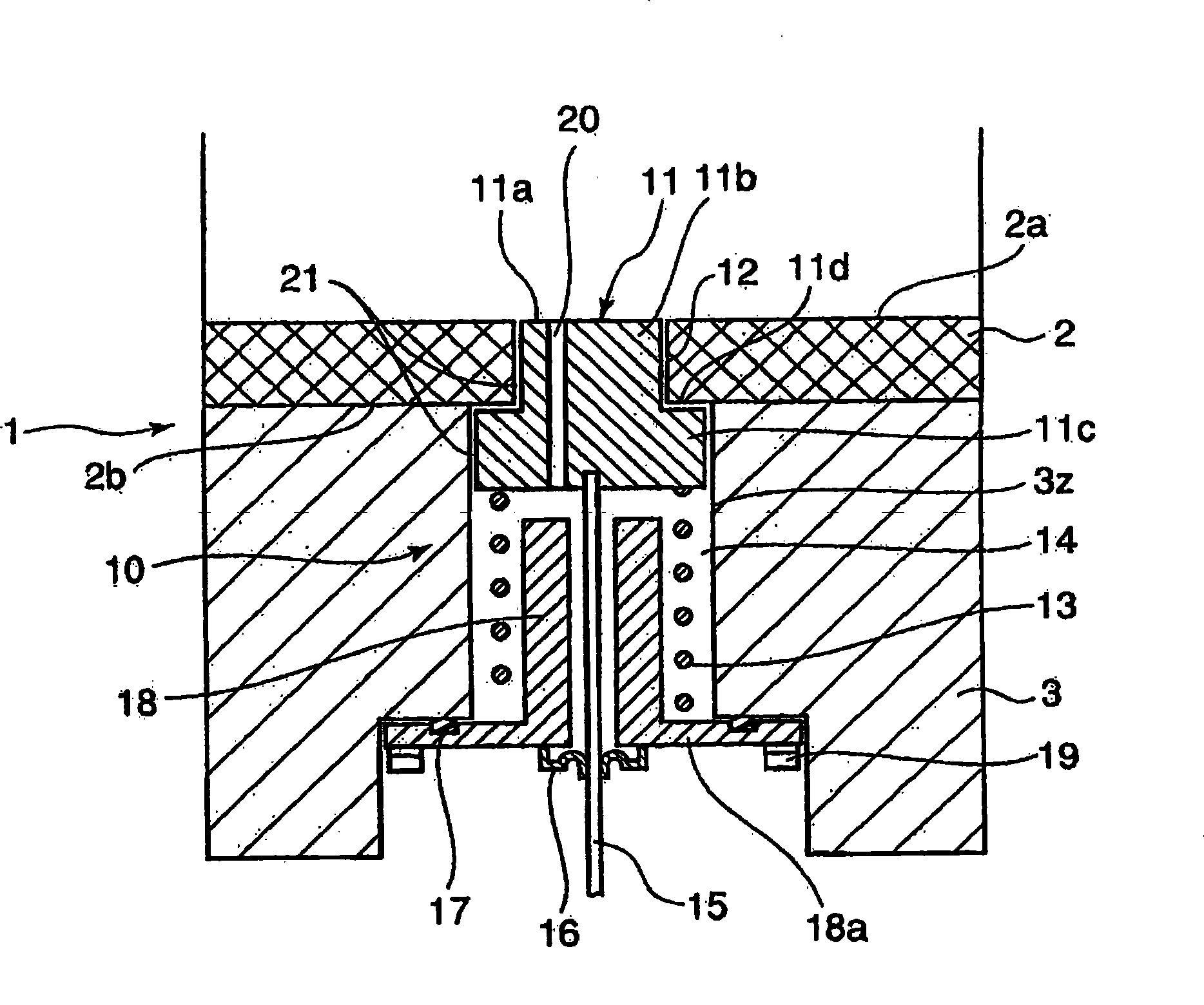 Bearing temperature-monitoring device and bearing device with the same