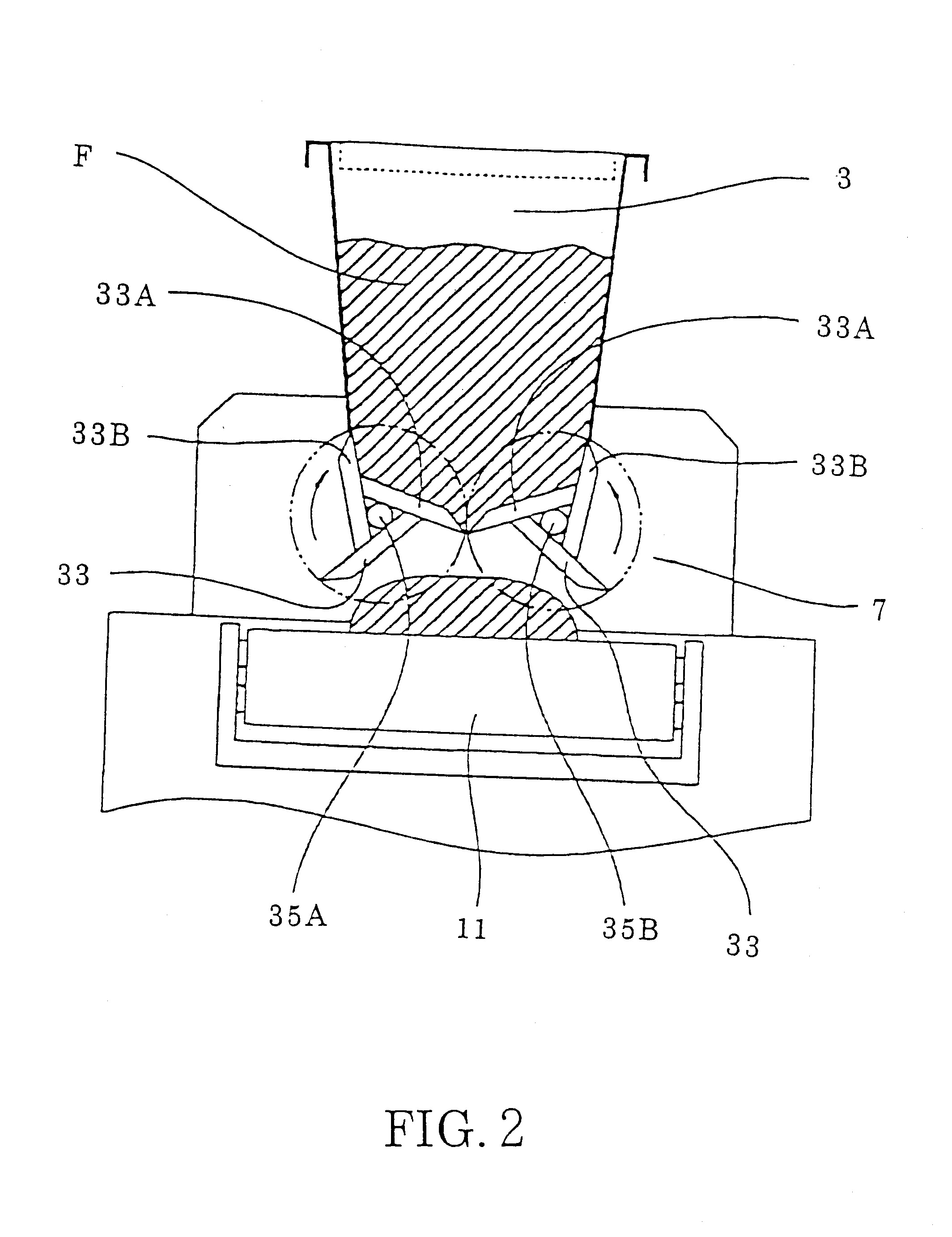 Apparatus for supplying food dough