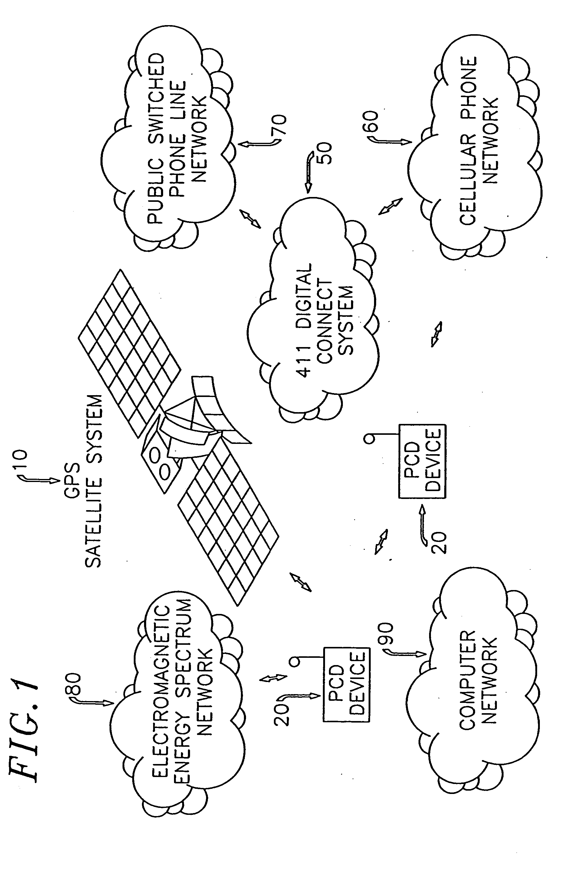 Personal communication system for communicating voice data positioning information
