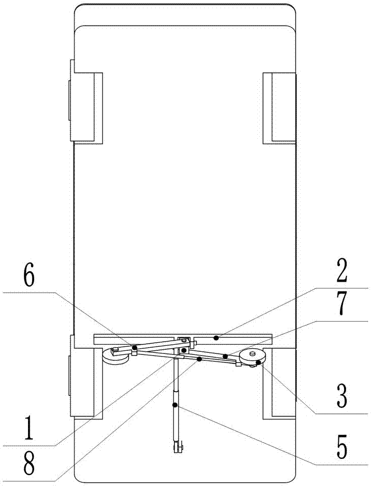 Vehicle-mounted side parking auxiliary device