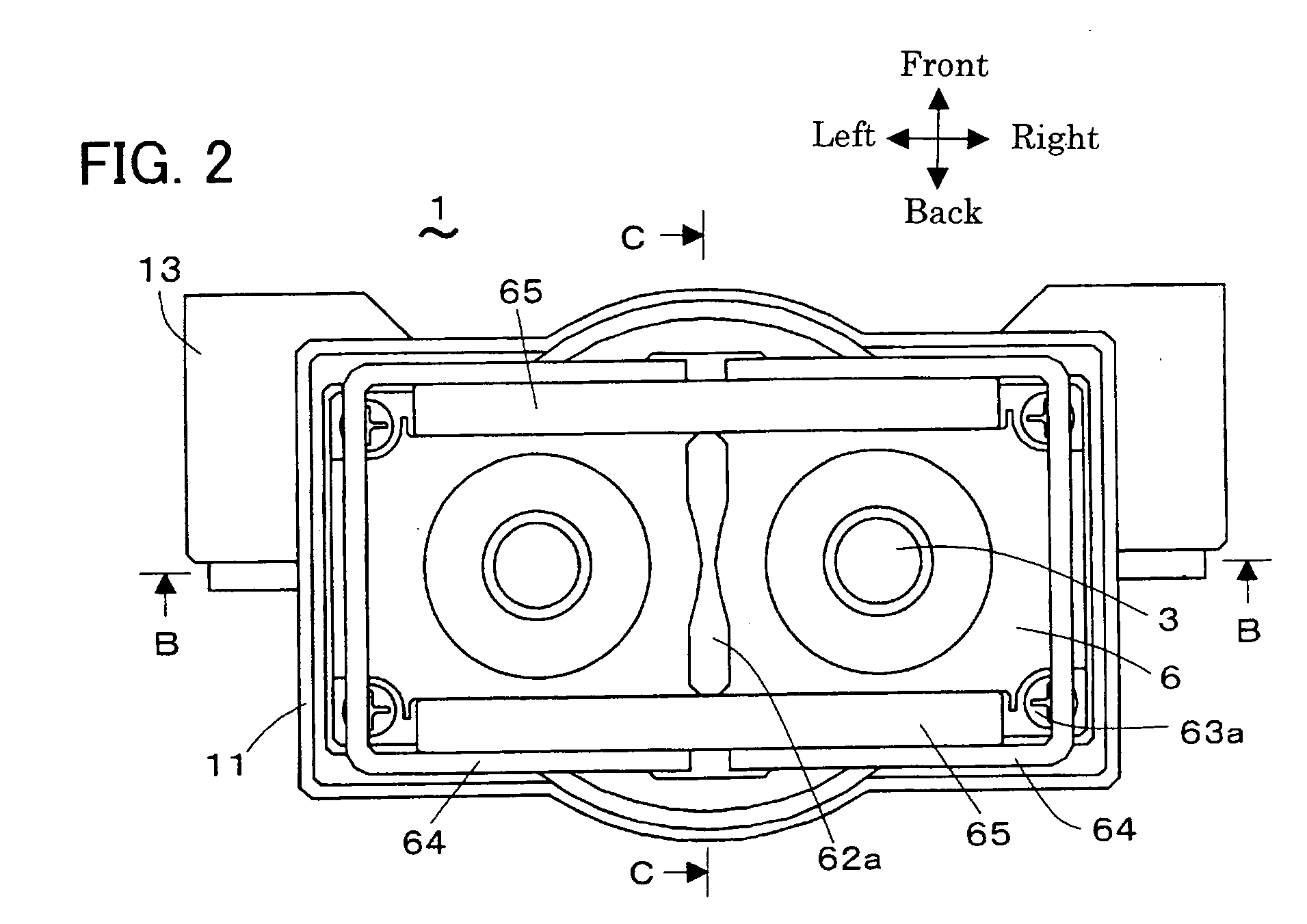 Electromagnetic switching device