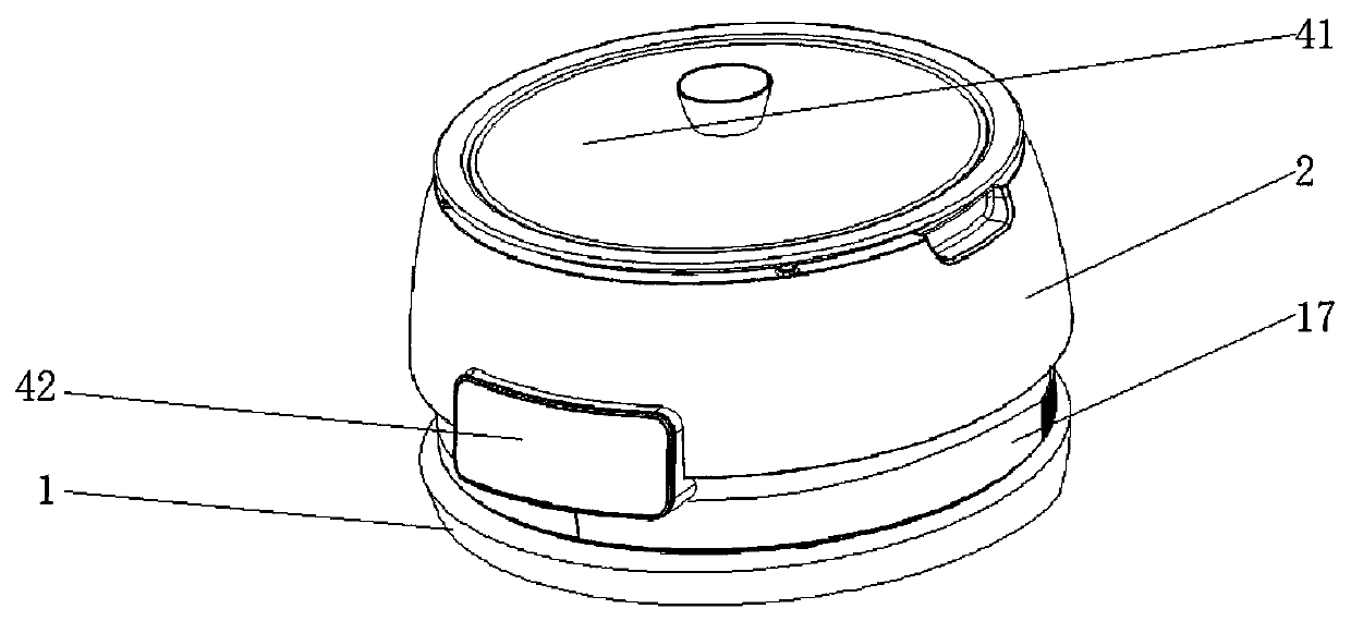 Hot pot capable of reducing smoke emission