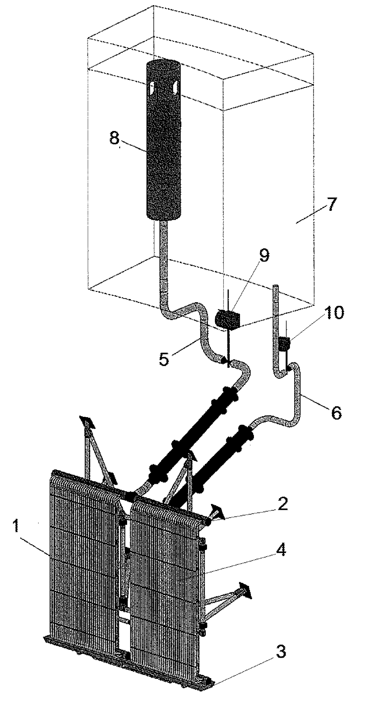 Containment Internal Passive Heat Removal System