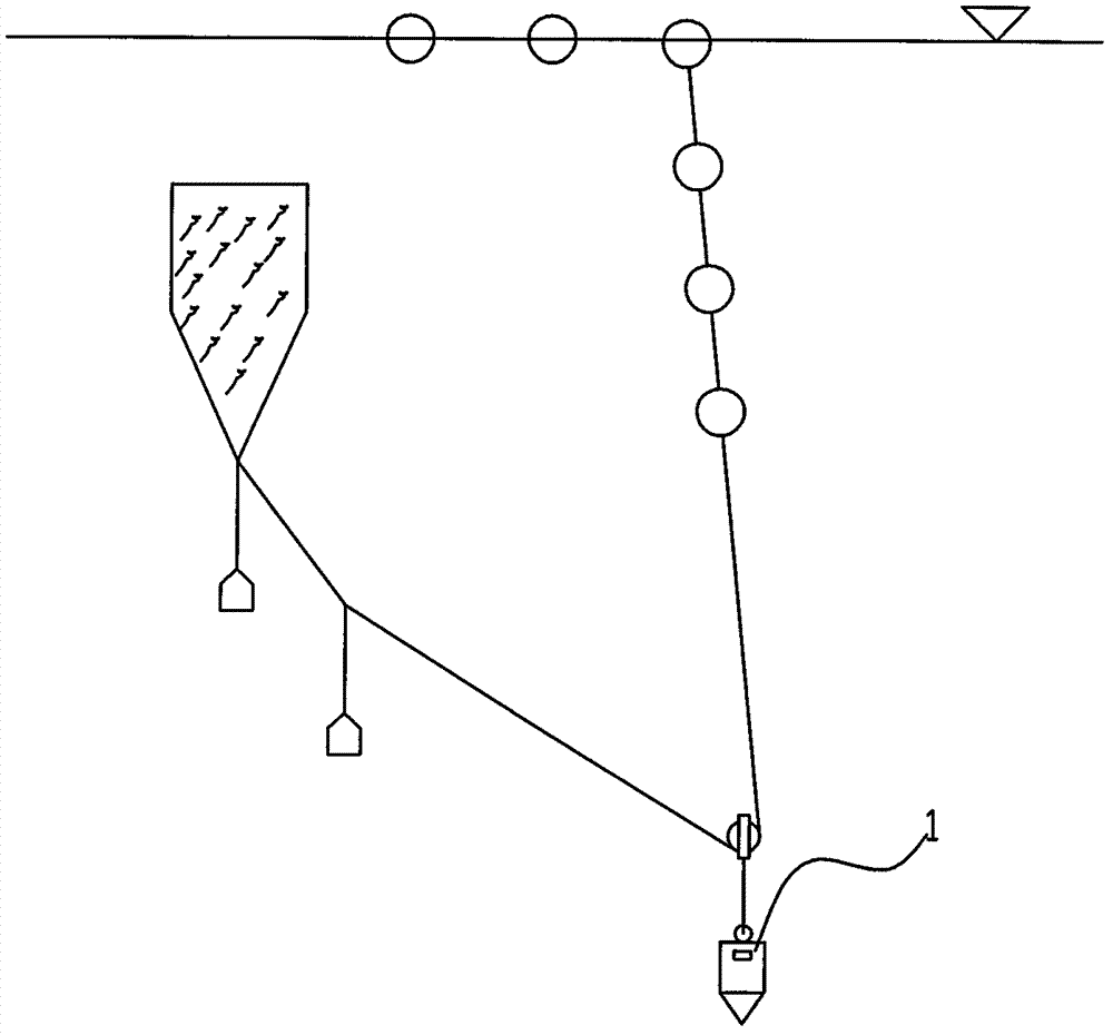 Self-sinking suction anchor