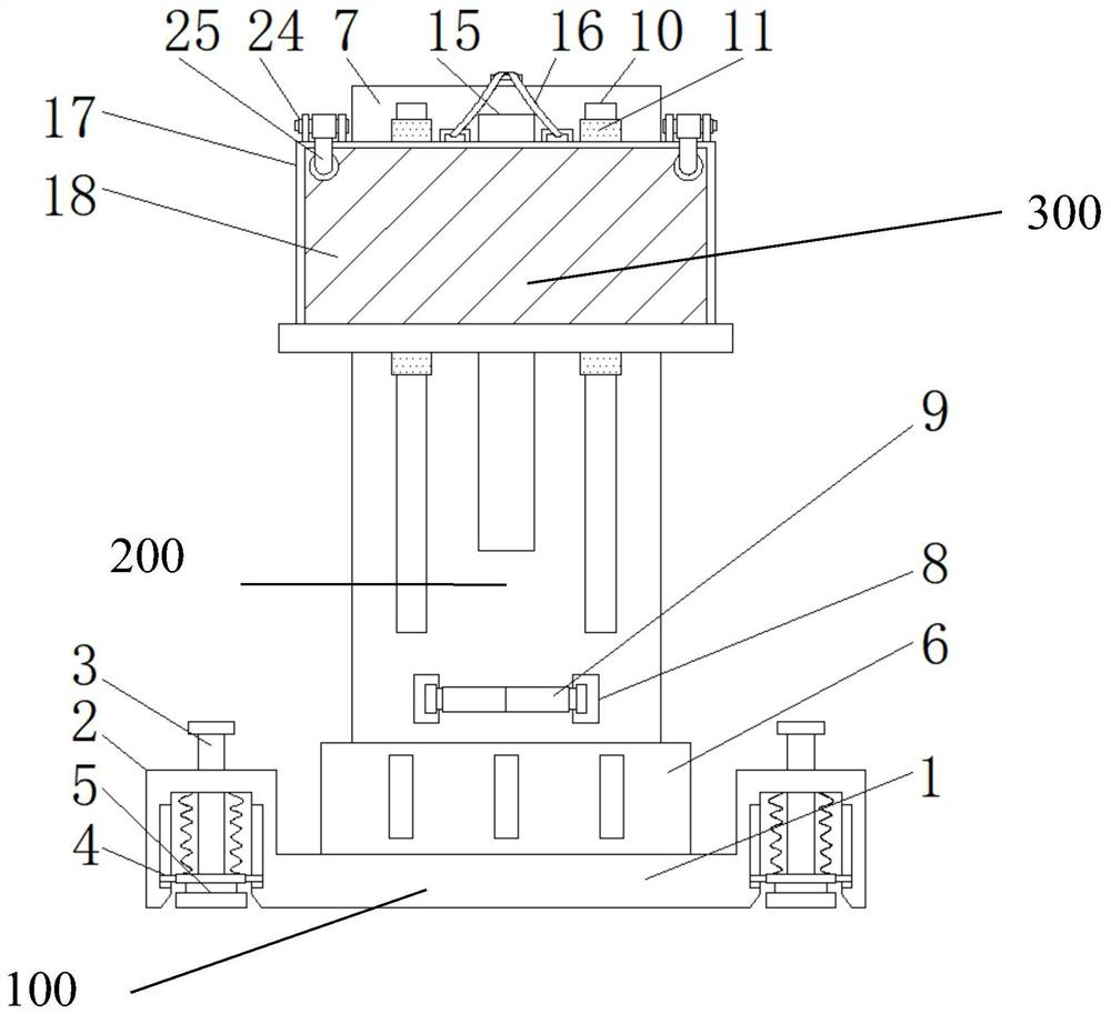 A computer server hardware auxiliary installation and fixing device