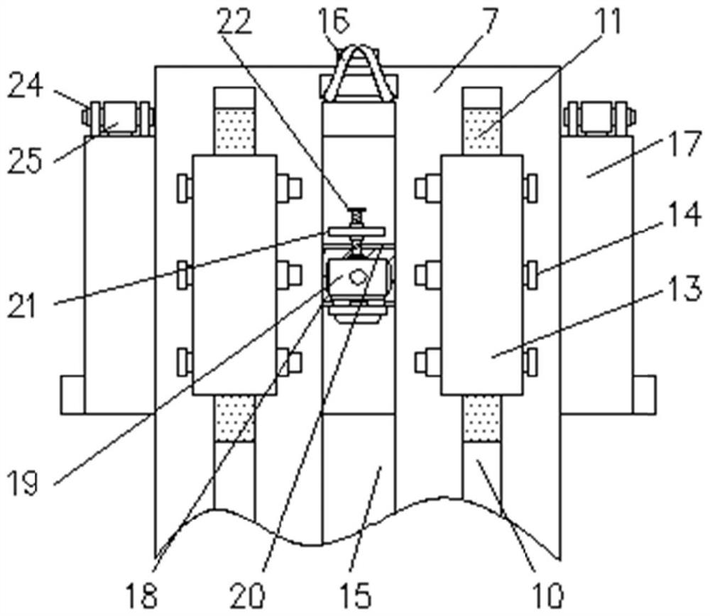 A computer server hardware auxiliary installation and fixing device