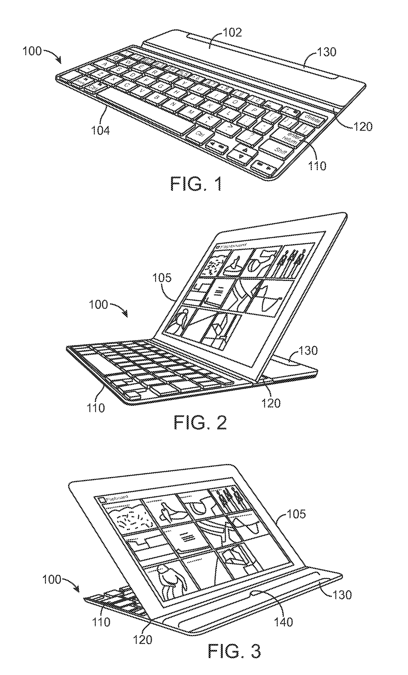 Protective cover for a tablet computer