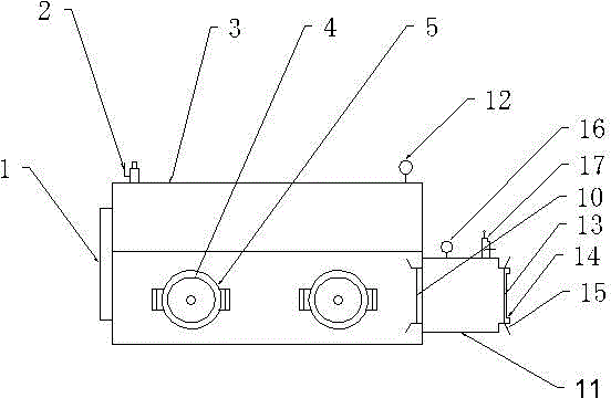 All-transparent vacuum glove box and application method thereof