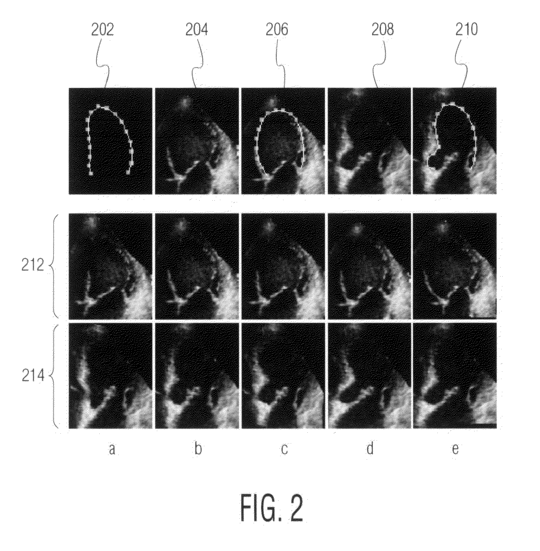 System and method for learning relative distance in a shape space using image based features