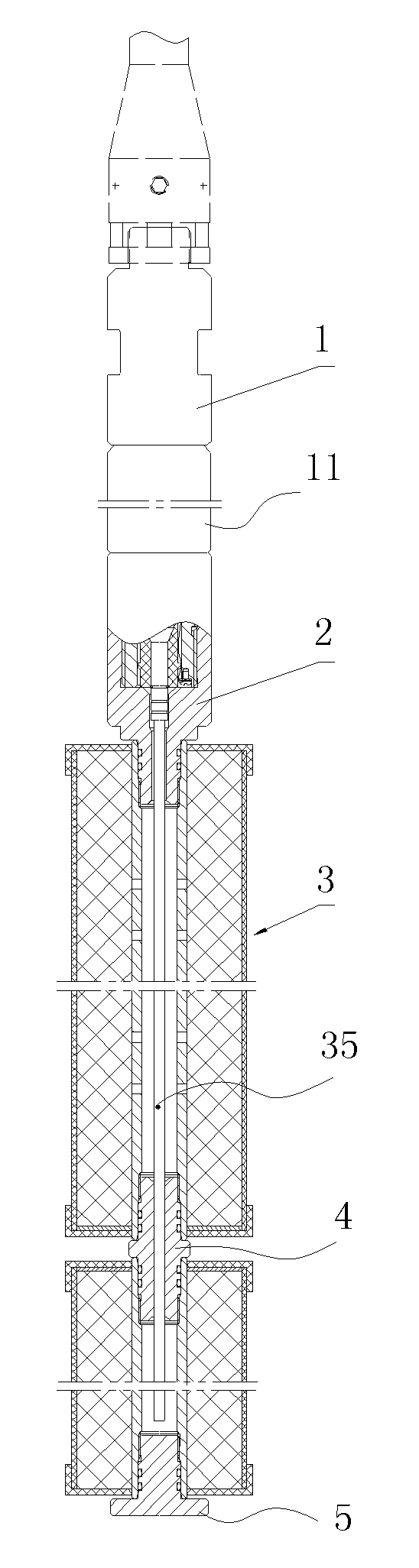 Method and device for detonating and fracturing scattered objects