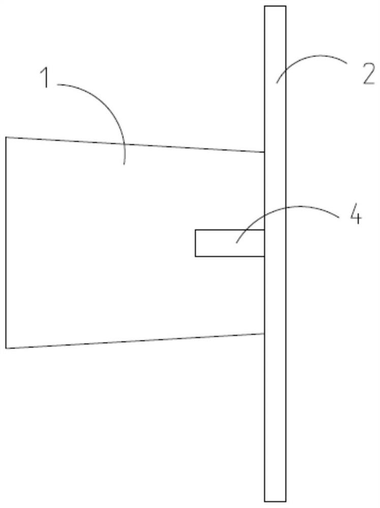 Smelting furnace aluminum outlet casting nozzle and manufacturing method thereof