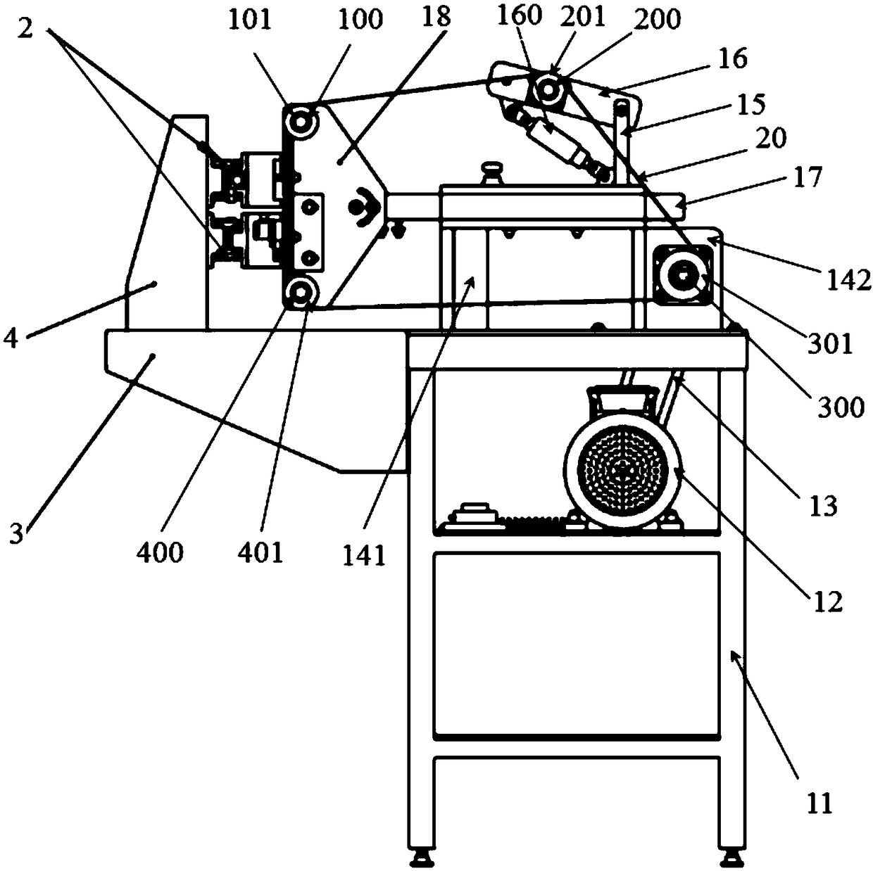 Novel friction wear testing machine for thin film