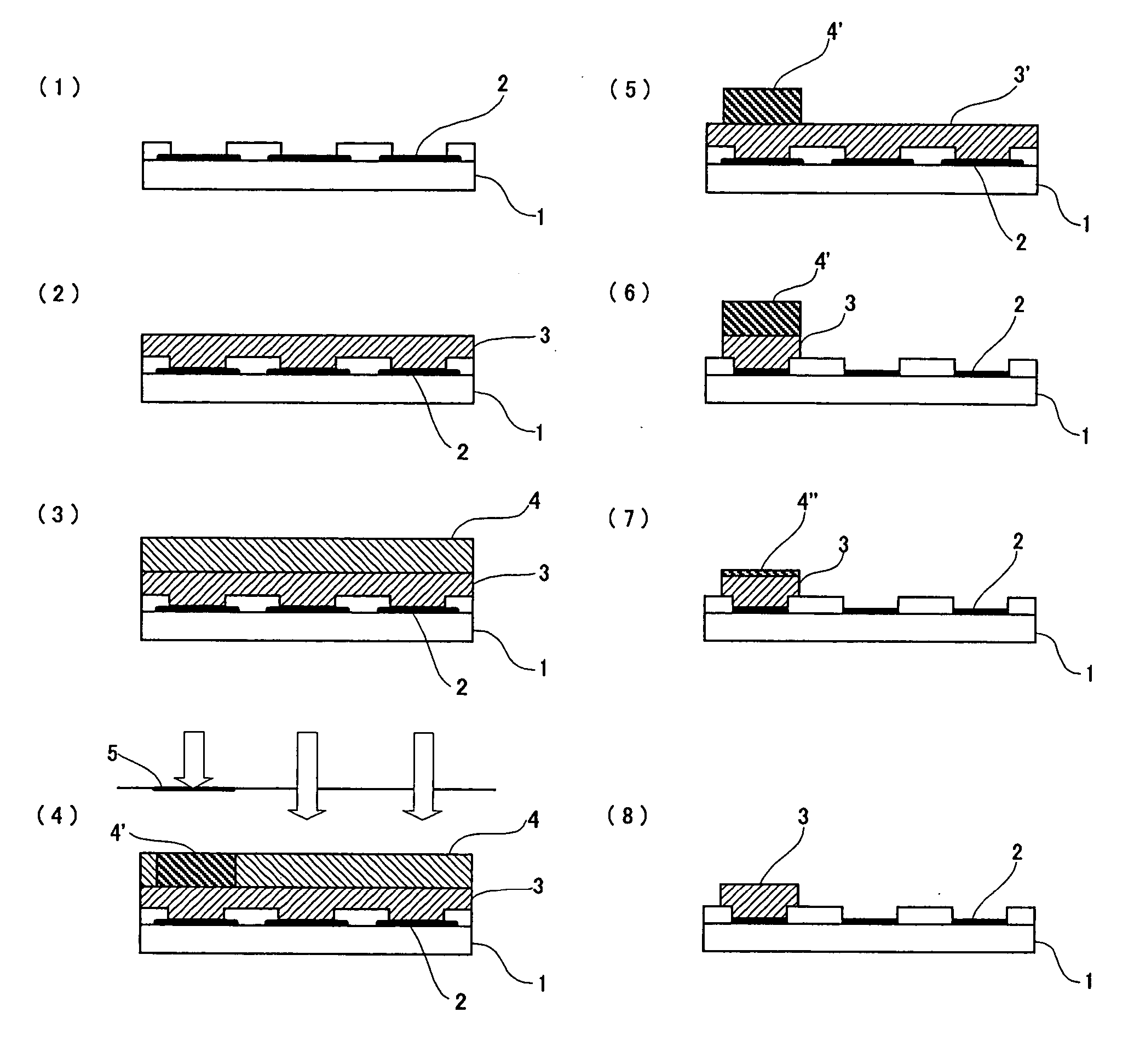 Process for producing electroluminescent element