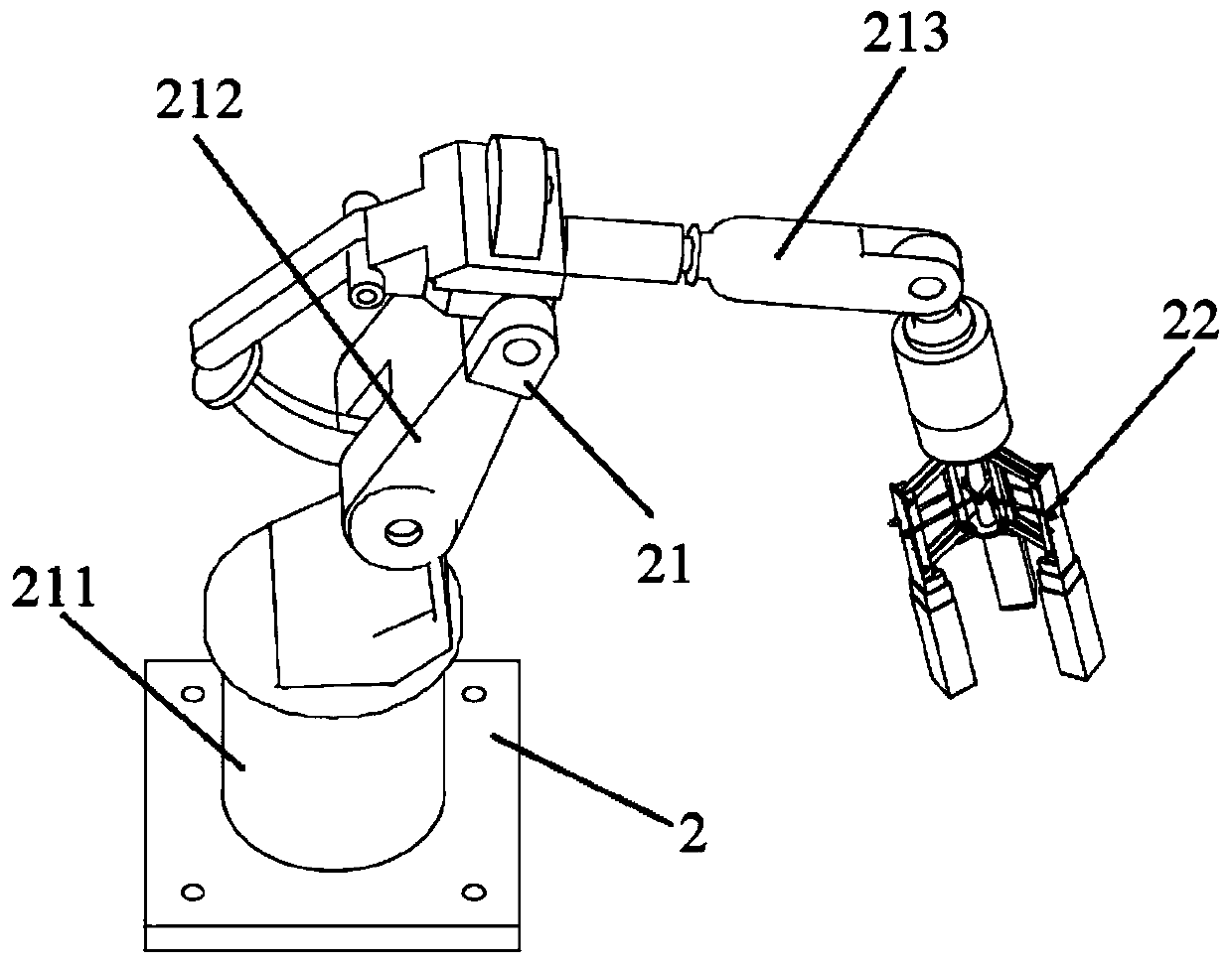 Machine vision-based tableware recovery robot system and control method