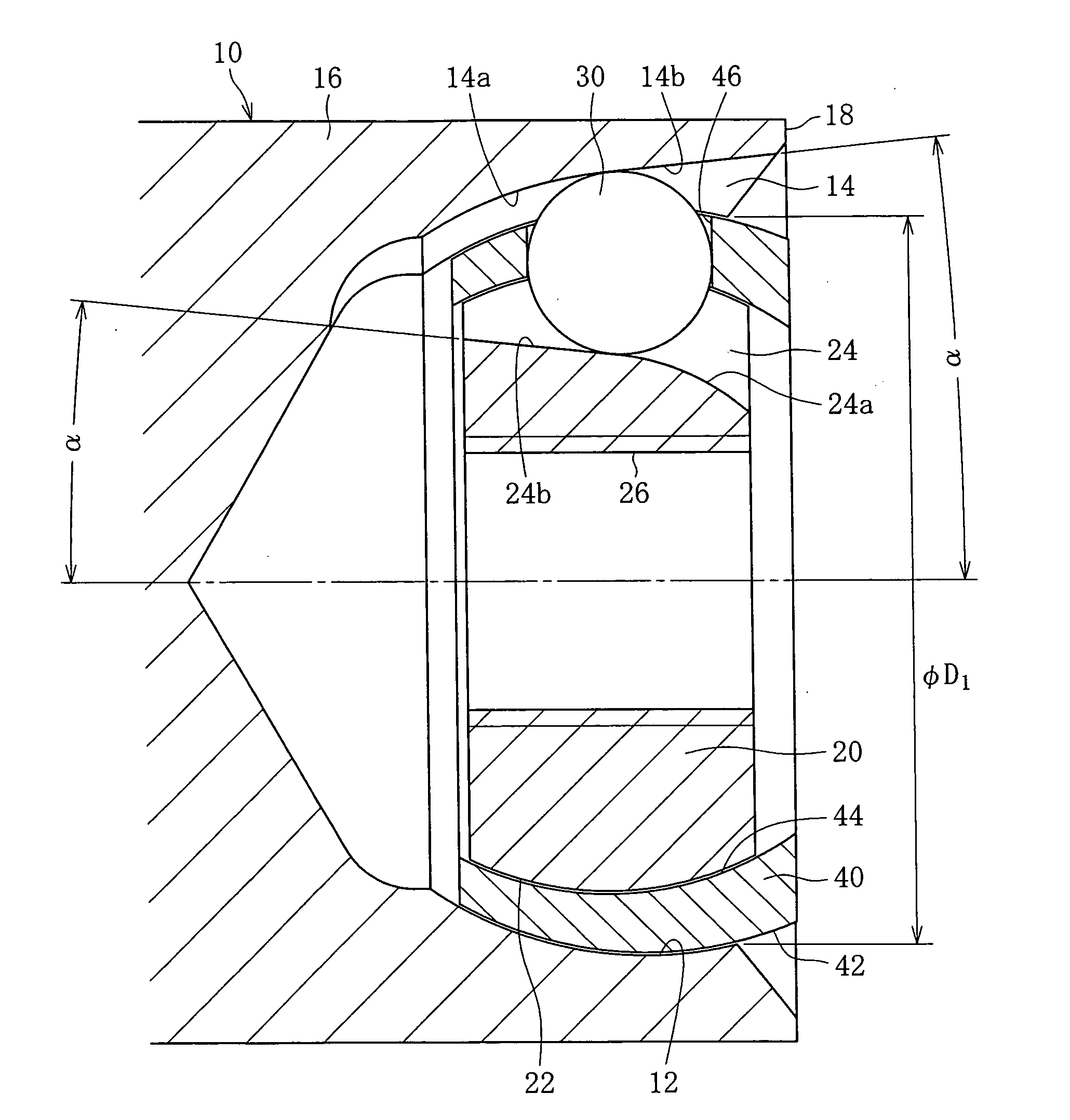 Fixed-type constant-velocity universal joint
