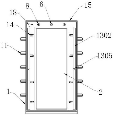 Energy-saving structure integrated assembly type thermal insulation wall