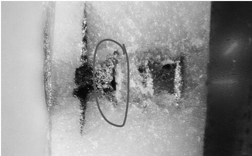 Transition pore-filling slurry for connecting upper and lower gold and silver layers of film belt in LTCC (Low Temperature Co-Fired Ceramic) substrate