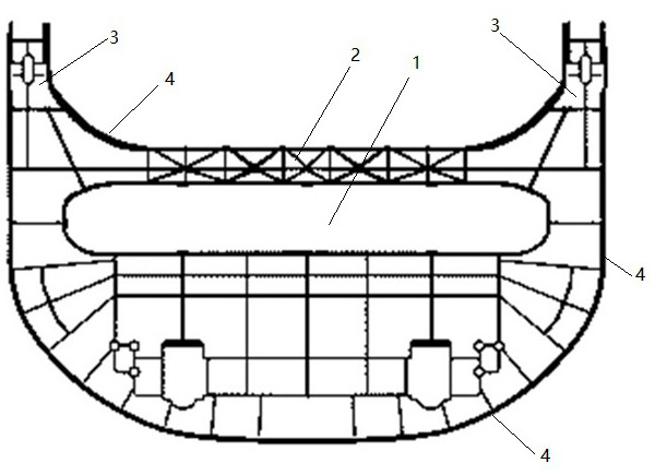 Preparation method of continuous fiber reinforced thermoplastic composite material seat chassis front end