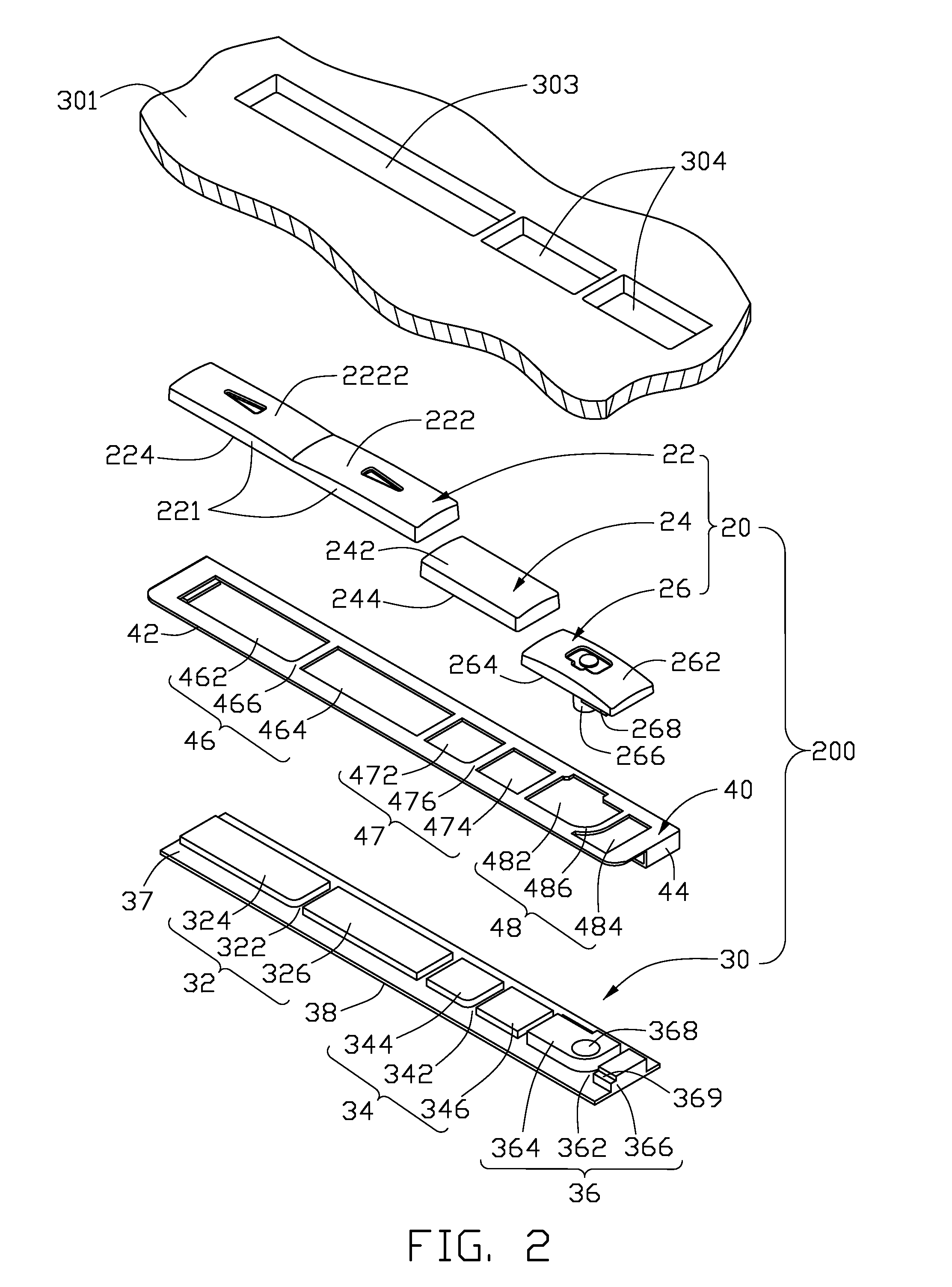 Keypad assembly and portable electronic device with same
