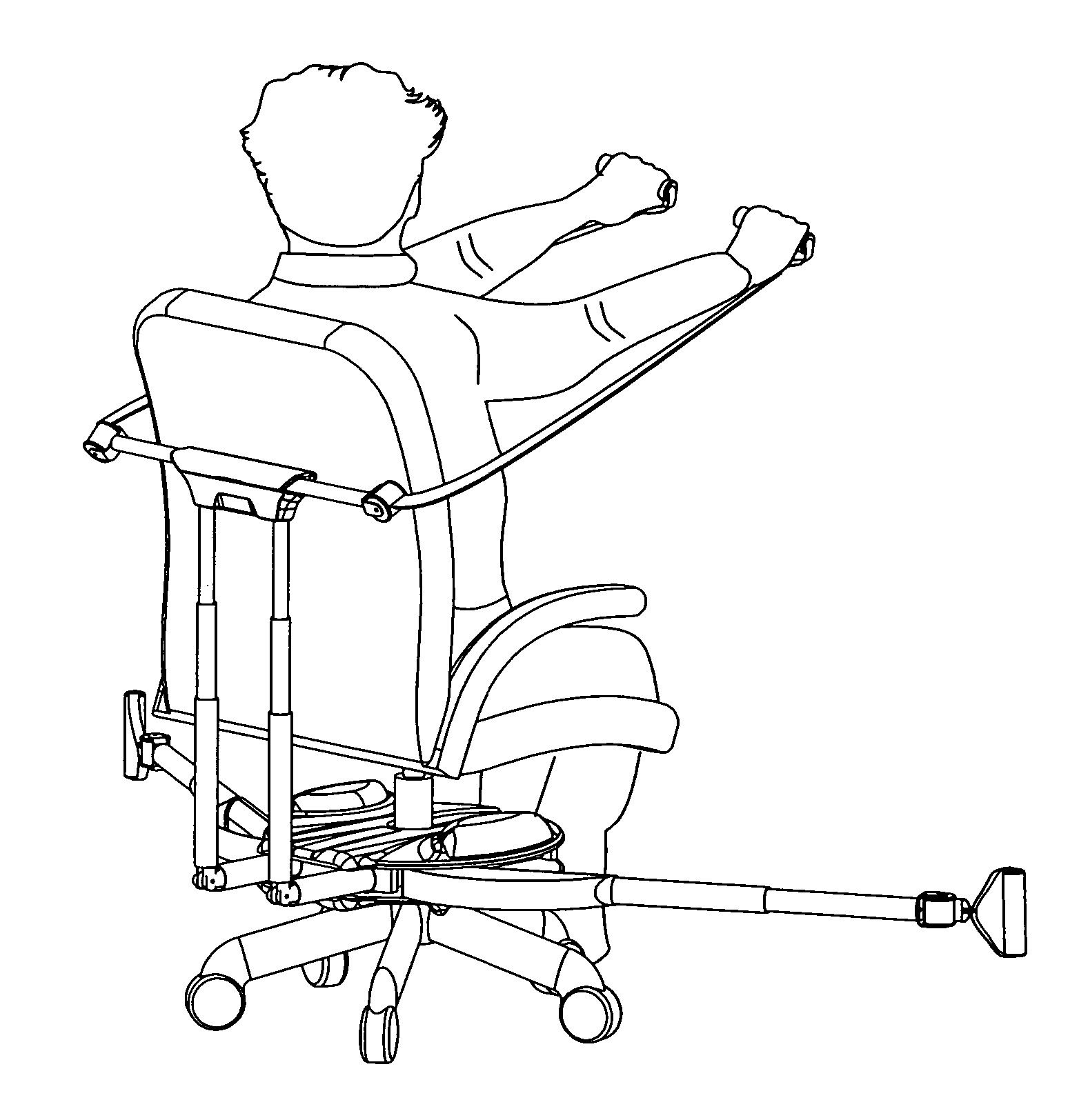Compact office exercise unit