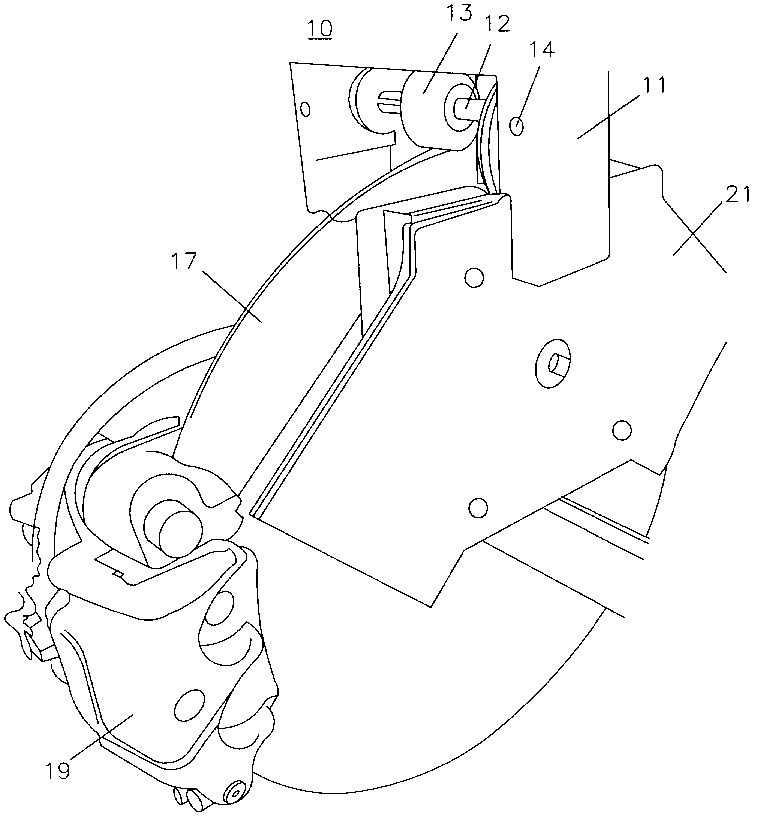 System for cooling a disc brake rotor and collecting brake pad waste
