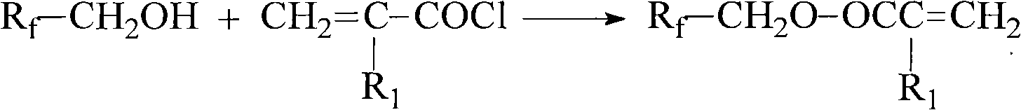 Method for preparing fluorine-containing acrylate