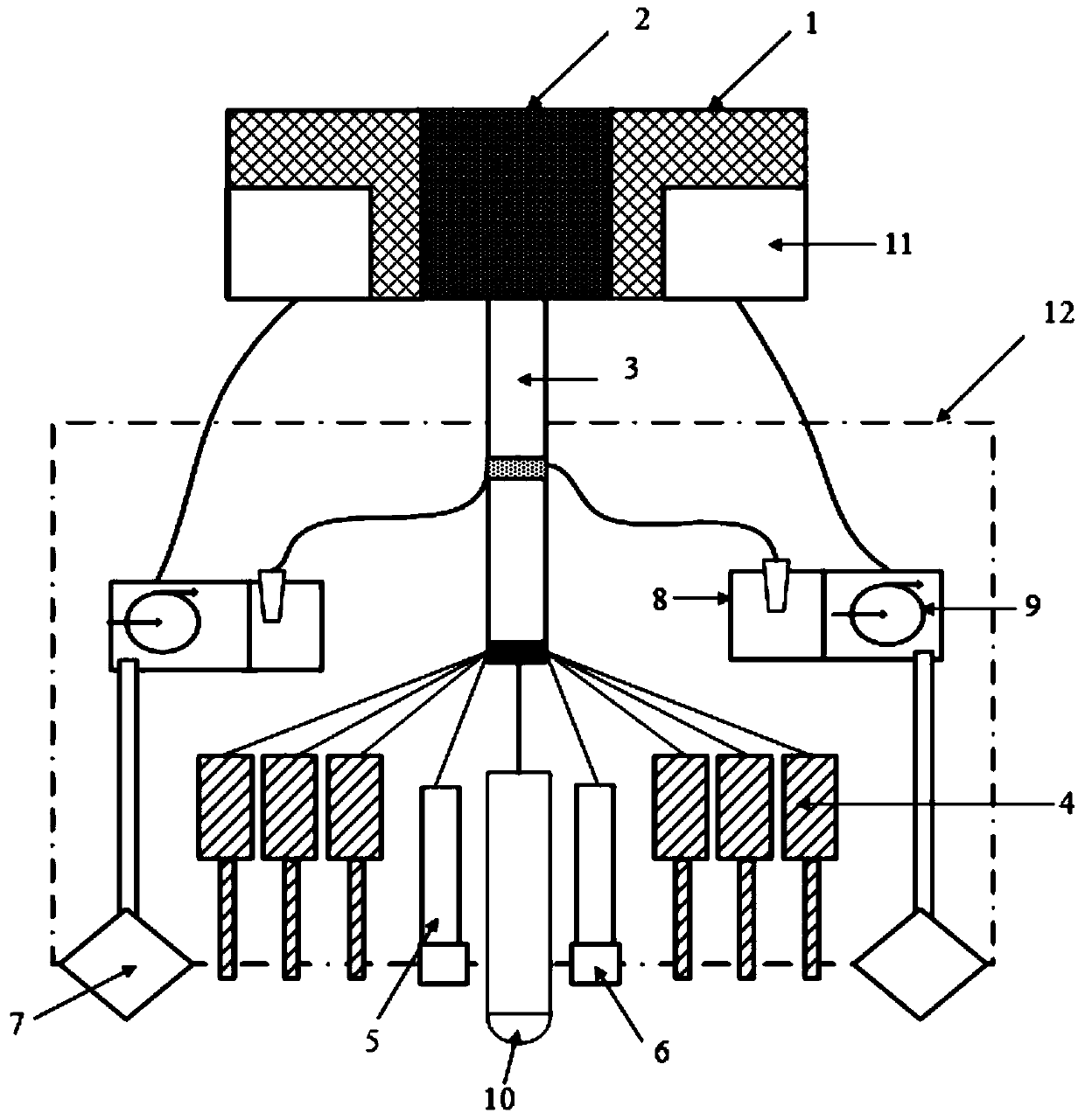 Ultrasonic laser drilling device