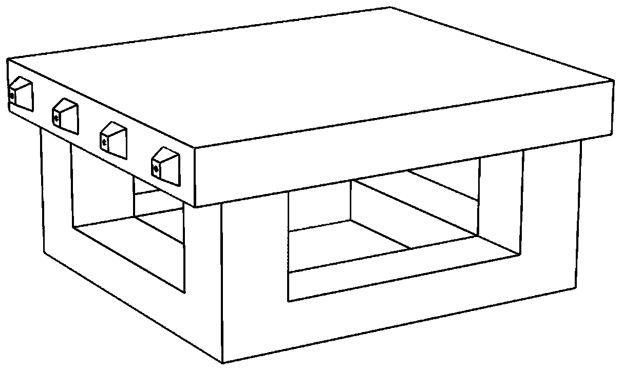 Ultra-large type offshore floating type platform and butt joint forming method thereof