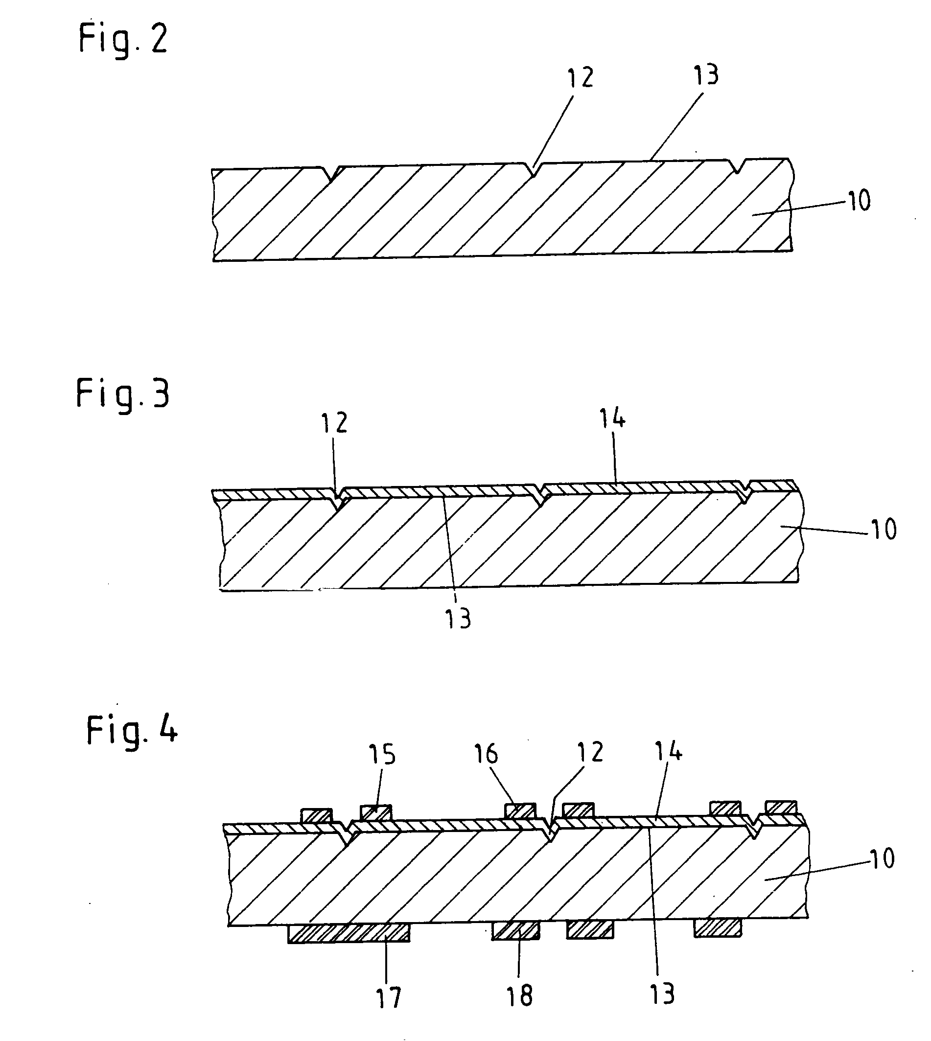 Method for the production of thin layer chip resistors