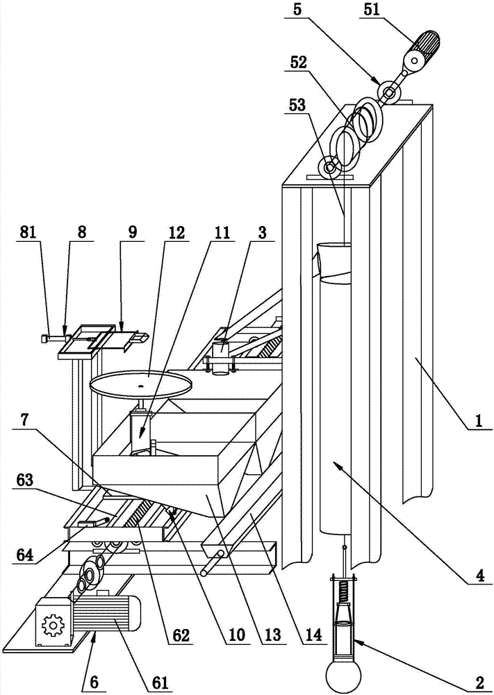 Slurry diffusion degree detection device and method