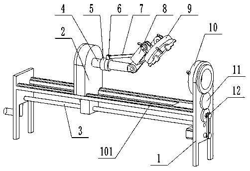 Multi-angle adjusting and clamping device for welding of special-shaped pipe fitting