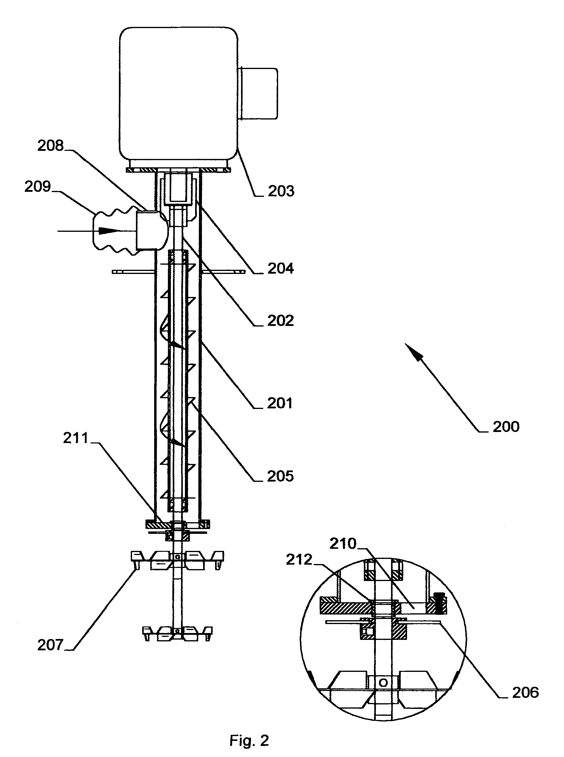 Control system and method for continuous mixing of slurry with removal of entrained bubbles