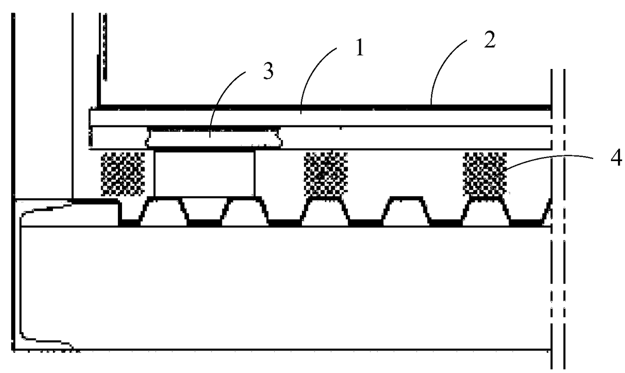 High speed train modular floor and mounting method of modular floor