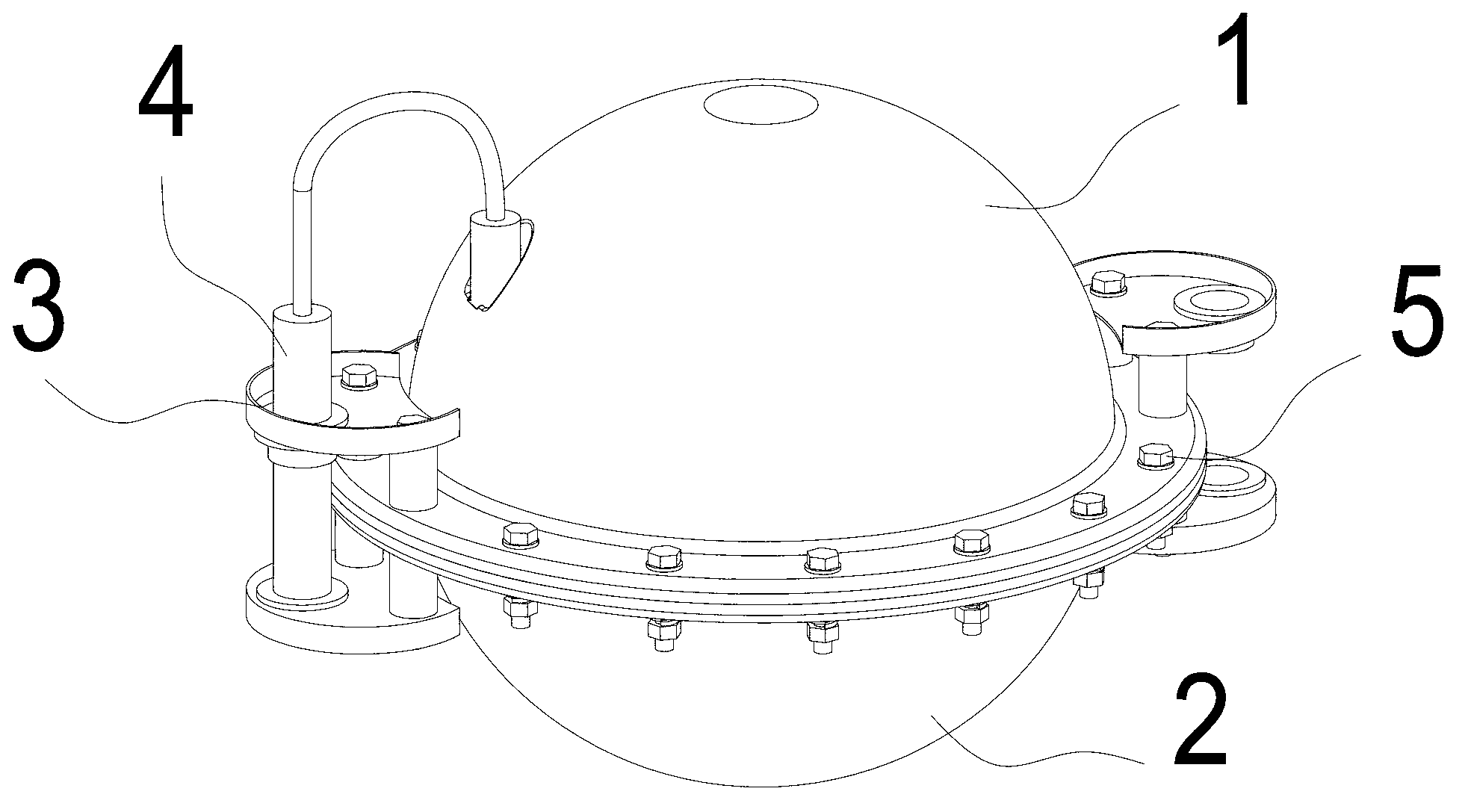 Alarming floater device for chemical leakage