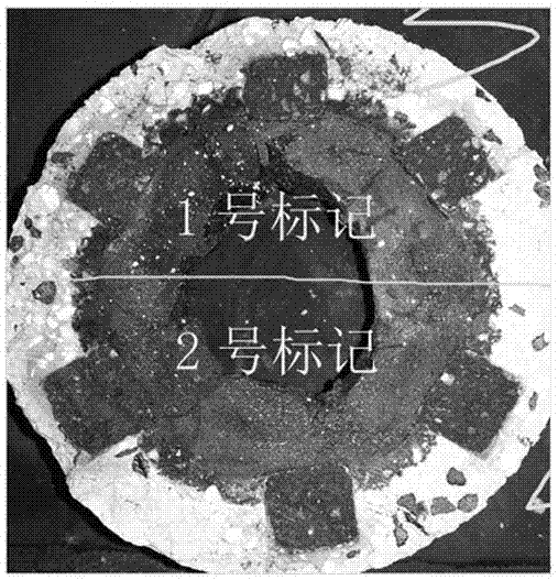 Testing method for corrosion resistance of magnesia carbon bricks by adopting small intermediate-frequency furnace