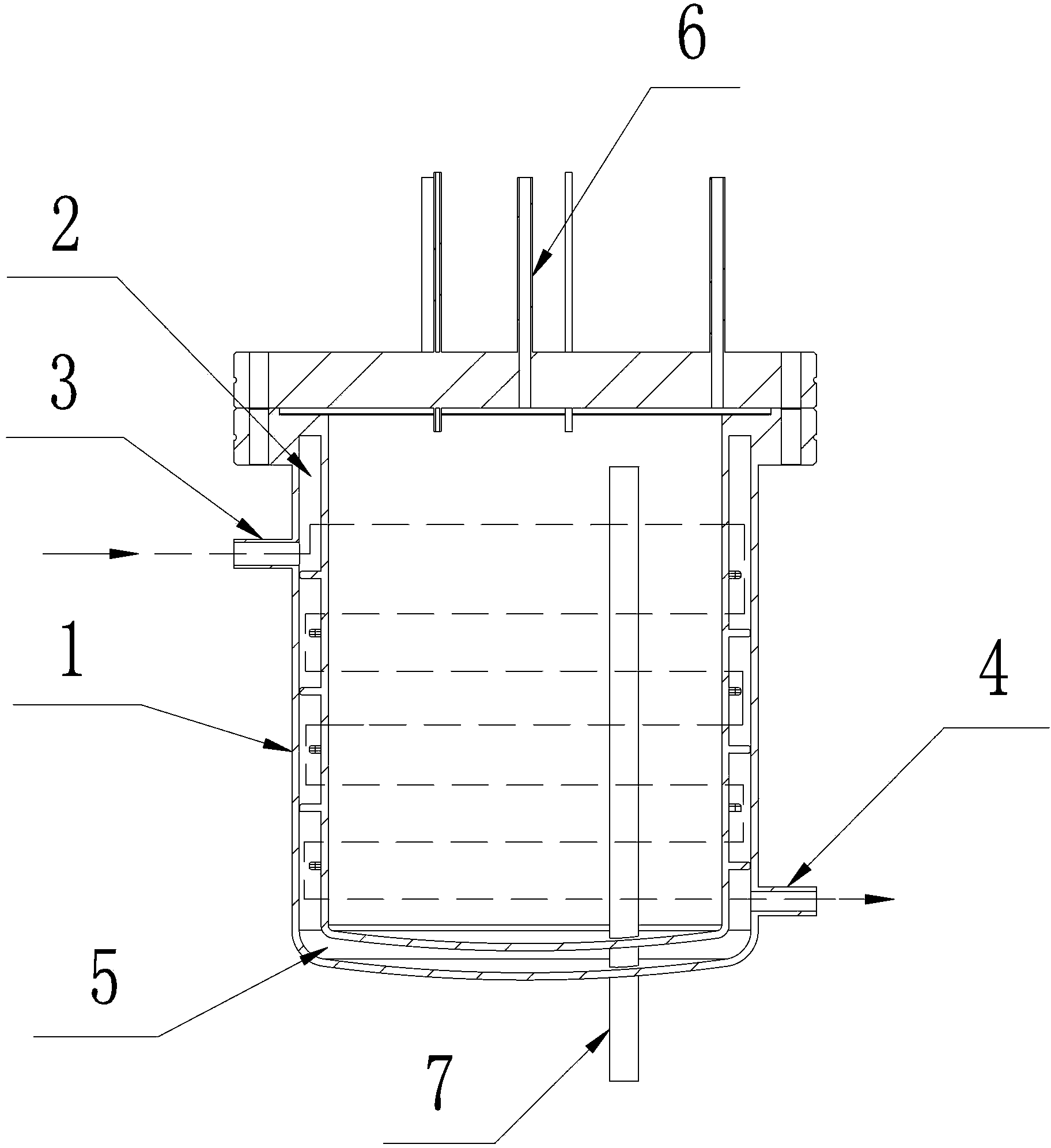 Evaporator based on heat conduction oil evaporation mechanism