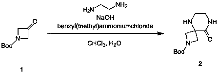 Synthesis method of tertiary butyl-9-oxo-2,5,8-triazaspiro[3.5] nonane-2-carboxylate