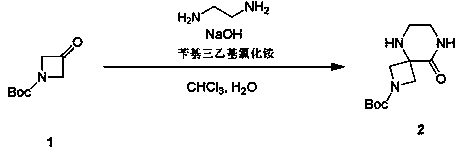 Synthesis method of tertiary butyl-9-oxo-2,5,8-triazaspiro[3.5] nonane-2-carboxylate