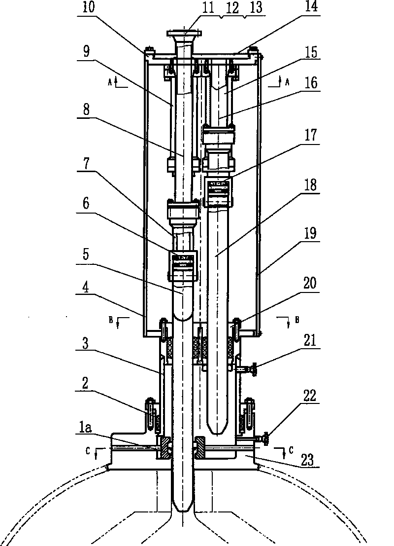 Method and apparatus for exchanging nozzle on line