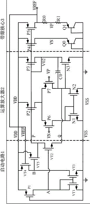 Starting circuit of reference voltage source
