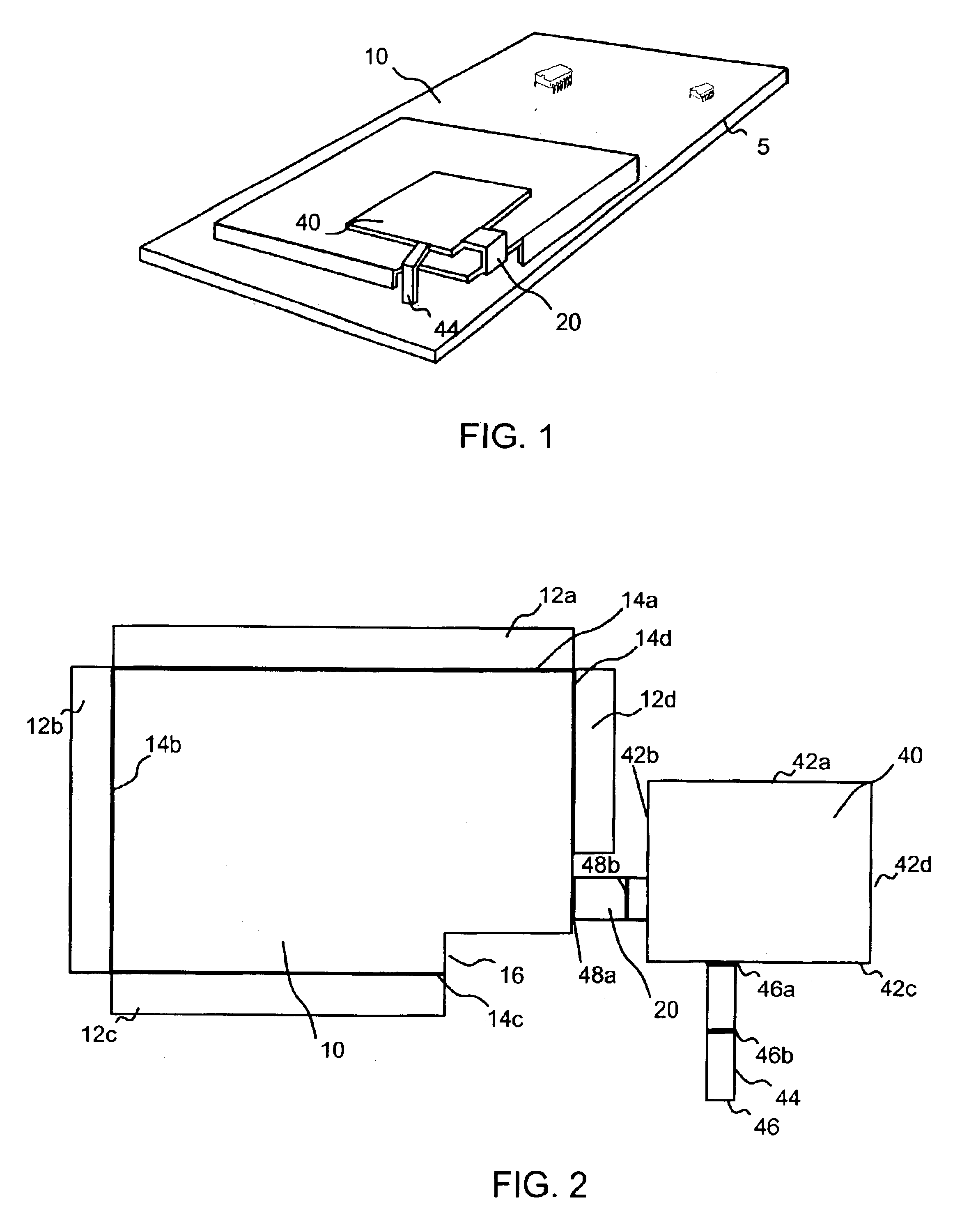 Integrated inverted F antenna and shield can