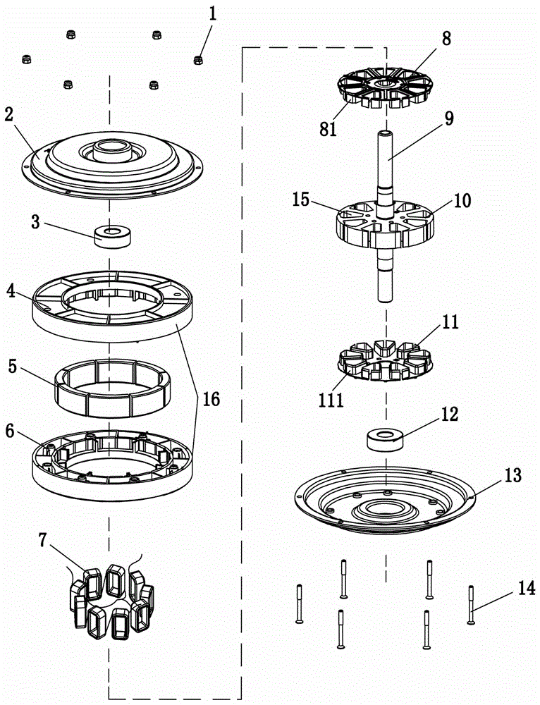 Ceiling fan motor
