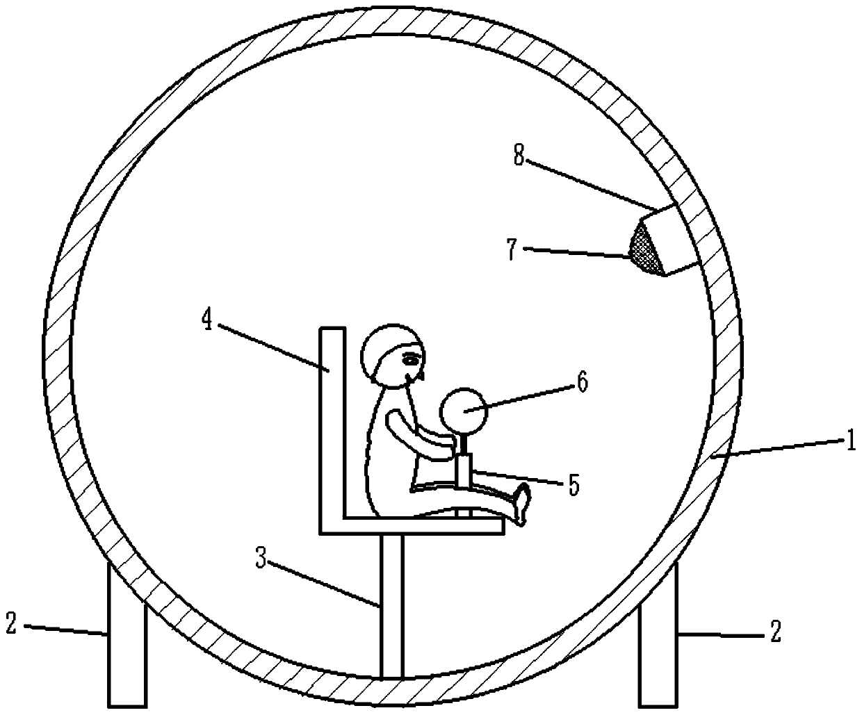 Pilot space hearing ability training system