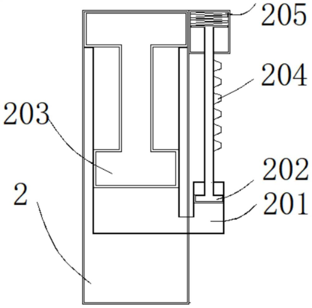 Automatic leveling mechanism for square cabin