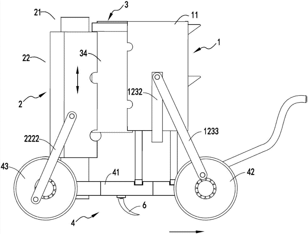 Small sowing and fertilizing integrated machine