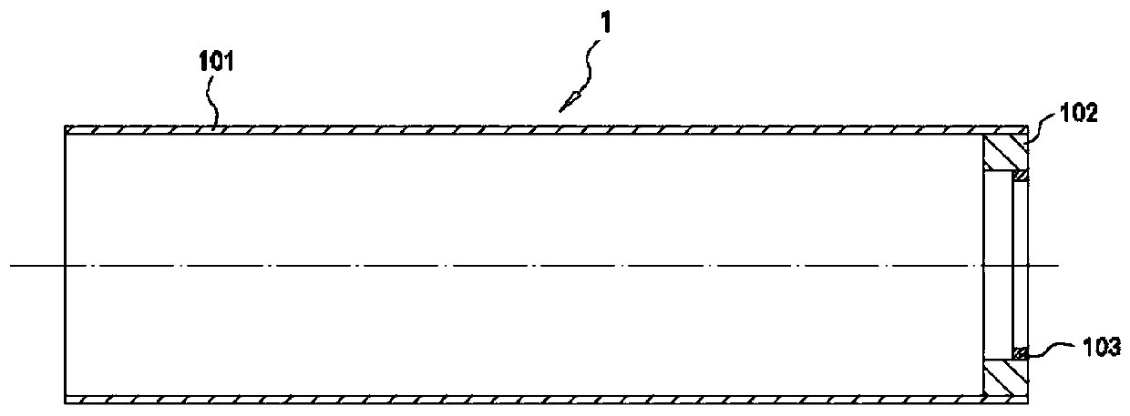 Embedded drainage pipe structure capable of being rapidly replaced