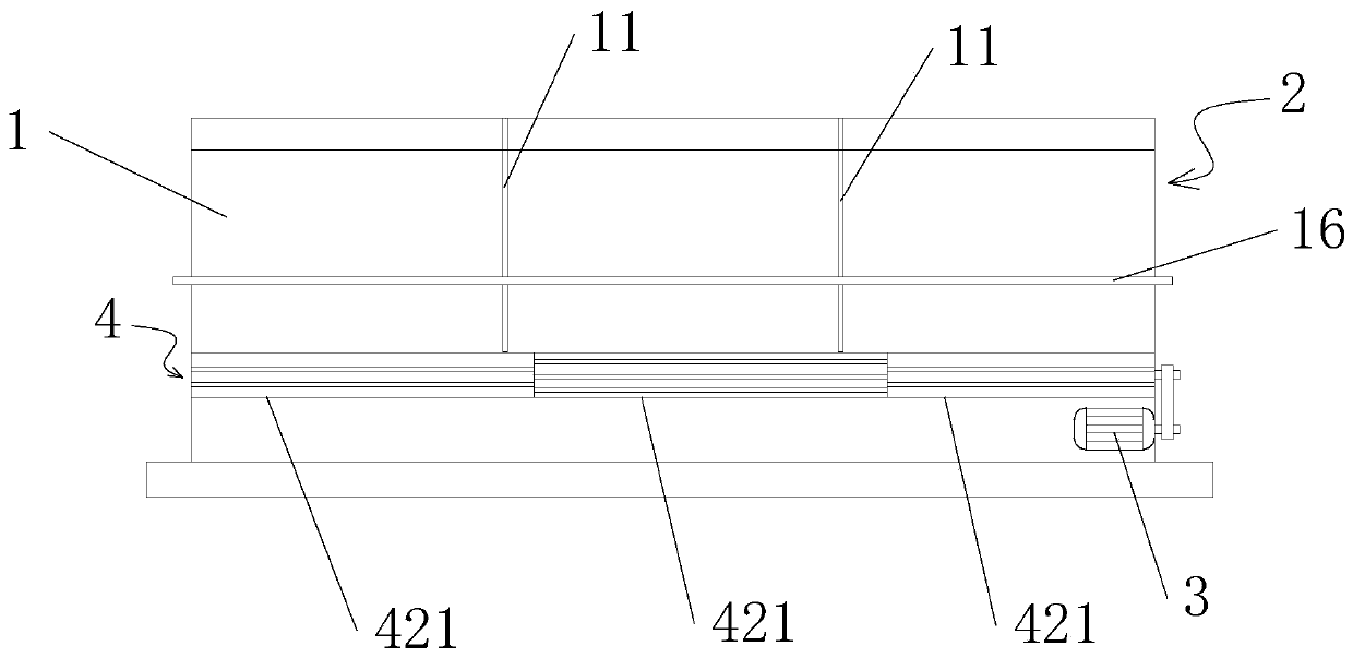 An electronically controlled waterfall precision fertilizer spreader